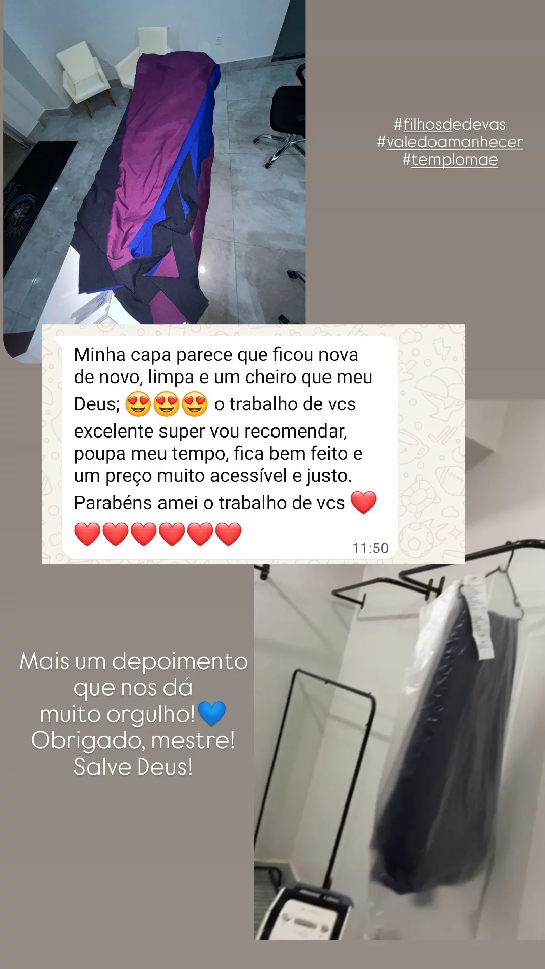 Depoimento de cliente da Lavanderia do Jaguar